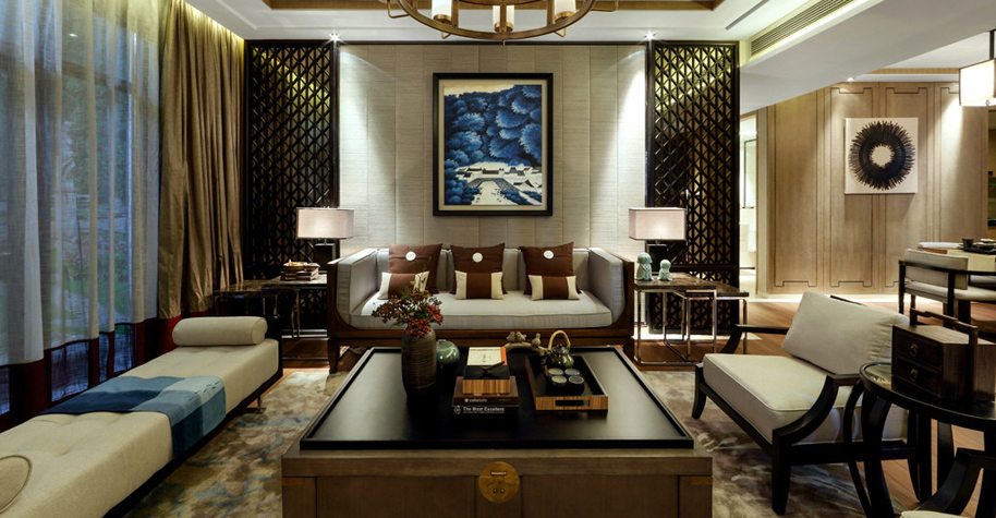 新中式別墅裝修設計說明